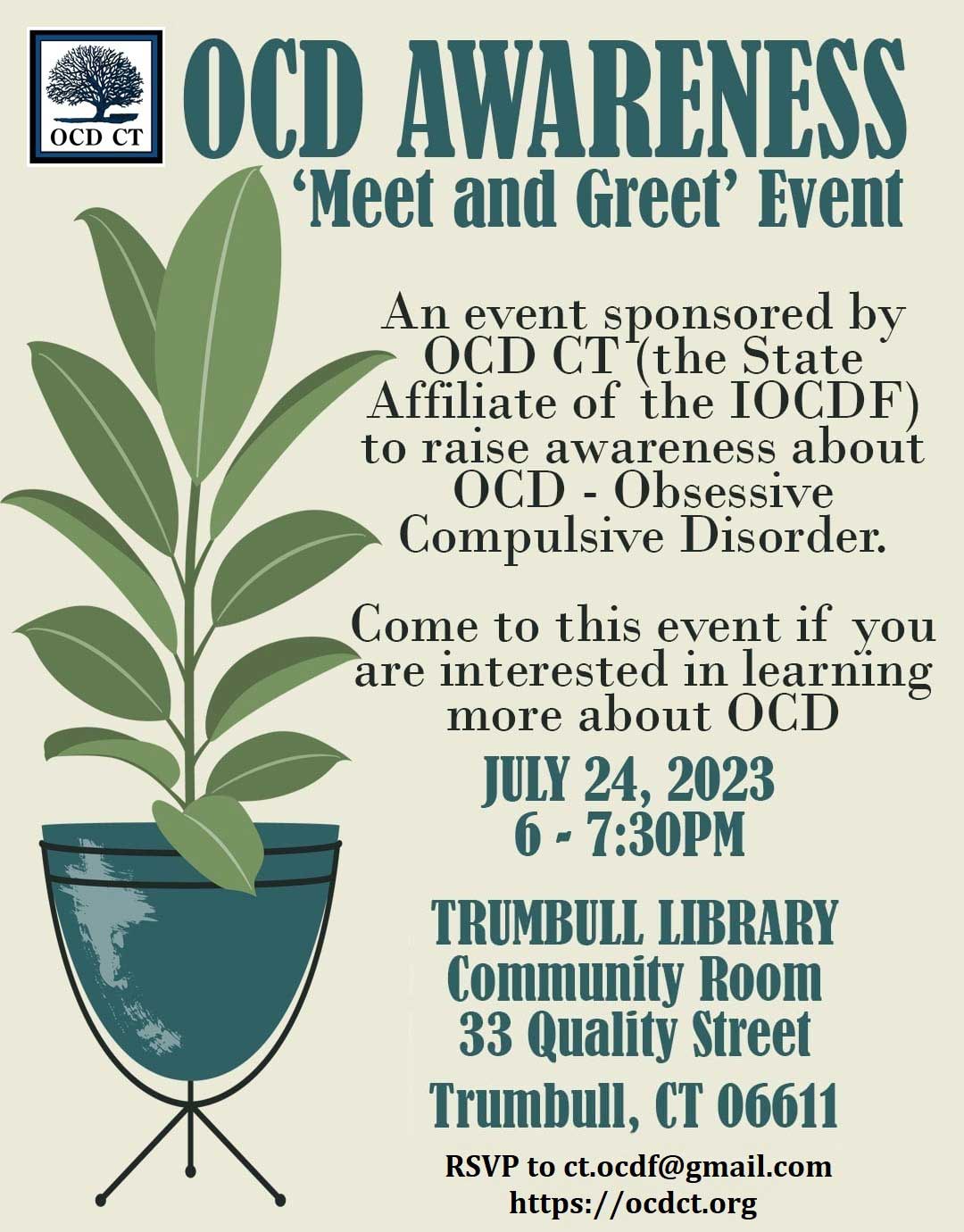 OCD CT-OCD Awareness Event