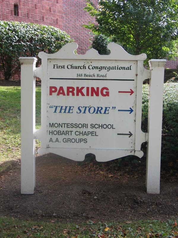 FCC Parking Lot Sign